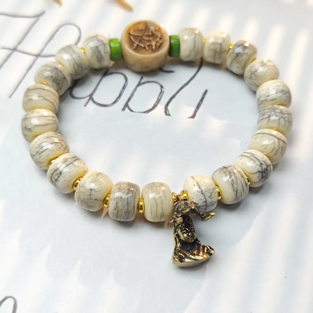 非金属木质手链 【发财骆驼】老形珠设计手链9+（多样发其一）YA12