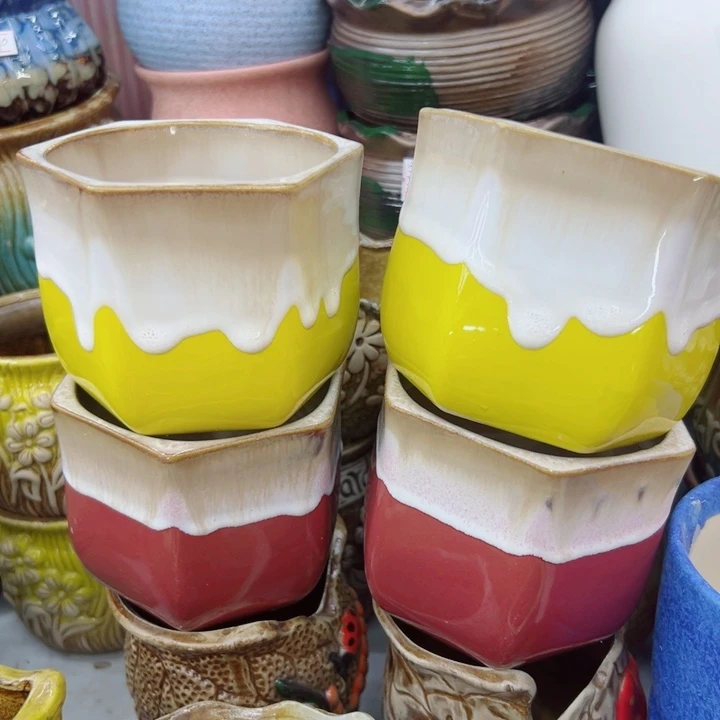 有孔，满10元发货多肉陶瓷花盆