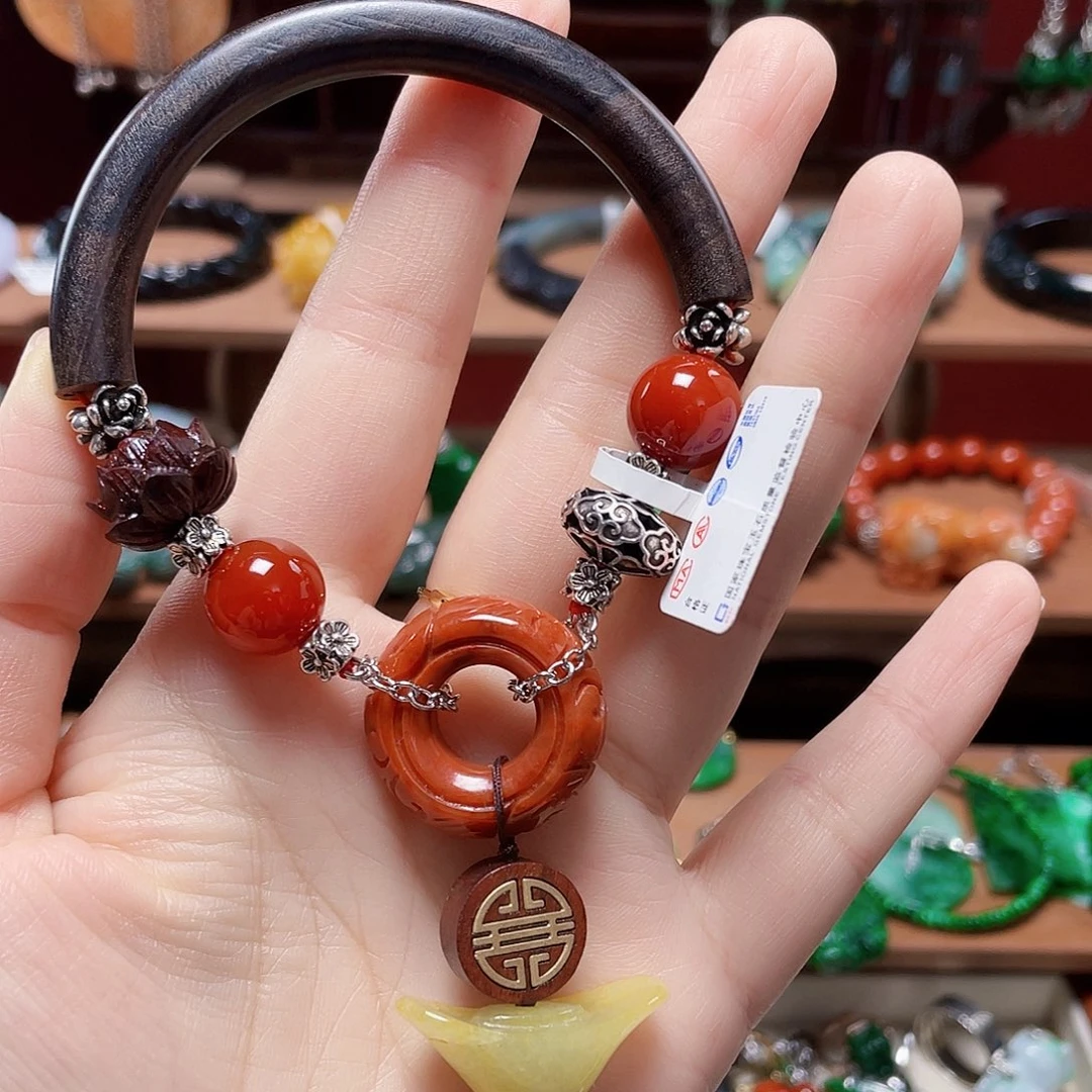 翡翠未镶嵌手链饰品