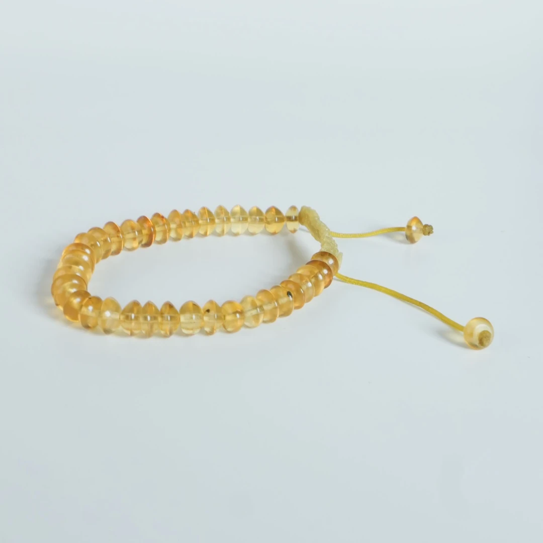 DY-M4866 缅珀飞碟珠手链 3.82g