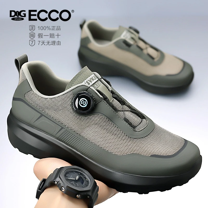 DQGECCO爱步特伦夏季户外休闲鞋旋转搭扣时尚休闲鞋健步鞋网面款