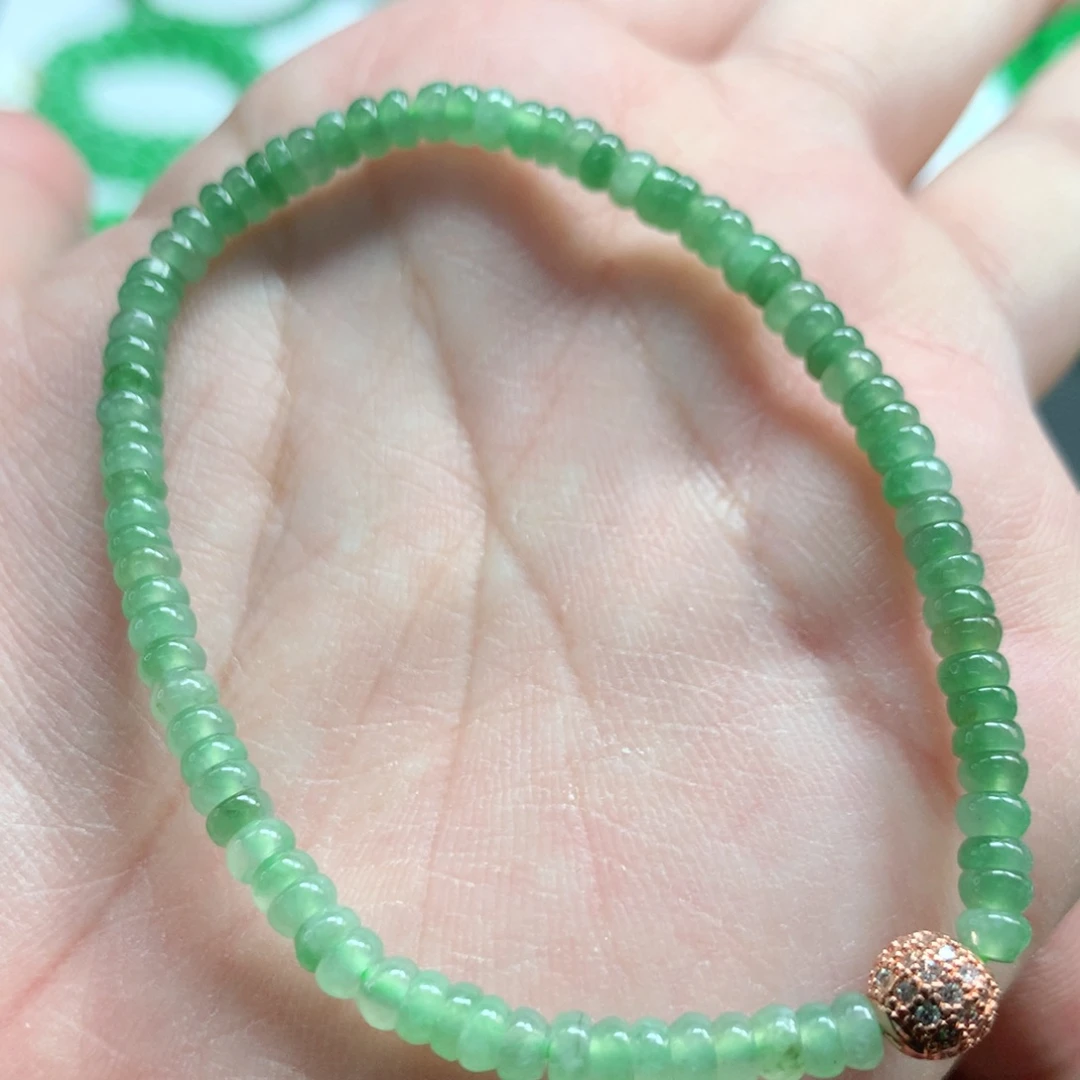 翡翠未镶嵌手链翡翠