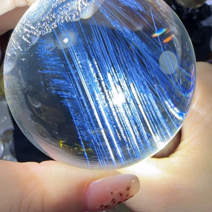 未镶嵌珠宝半成品水晶Y25（6.1公分