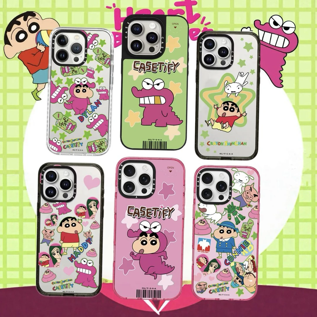【蜡笔小新联名系列】case潮牌手机壳适用于苹果iPhone16/15全型号