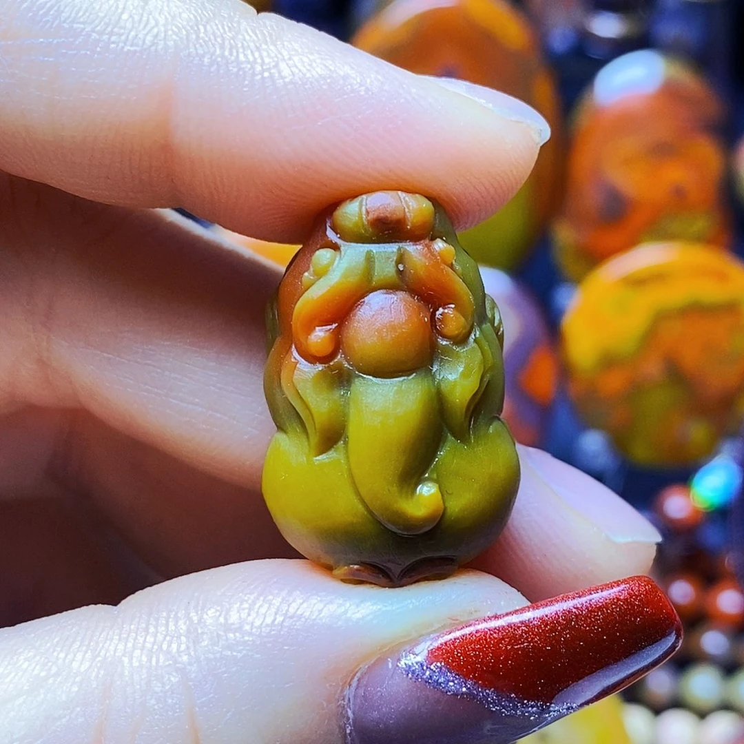 冰***心玛瑙/玉髓未镶嵌颈饰