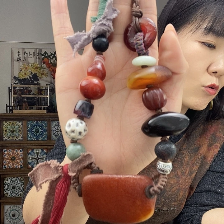 蜜蜡项链未镶嵌项链