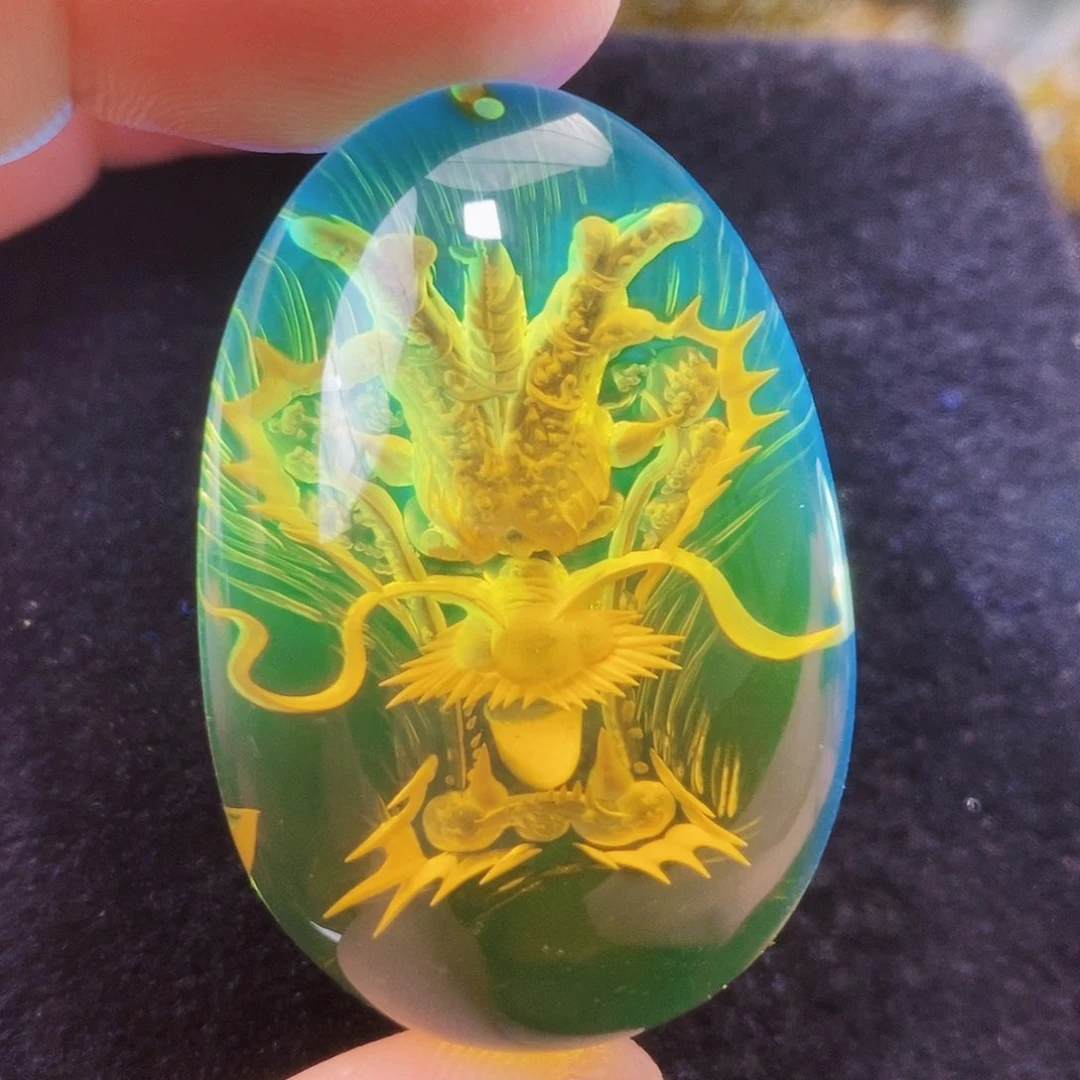 【闪购商品】蓝珀吊坠(不含链)未镶嵌