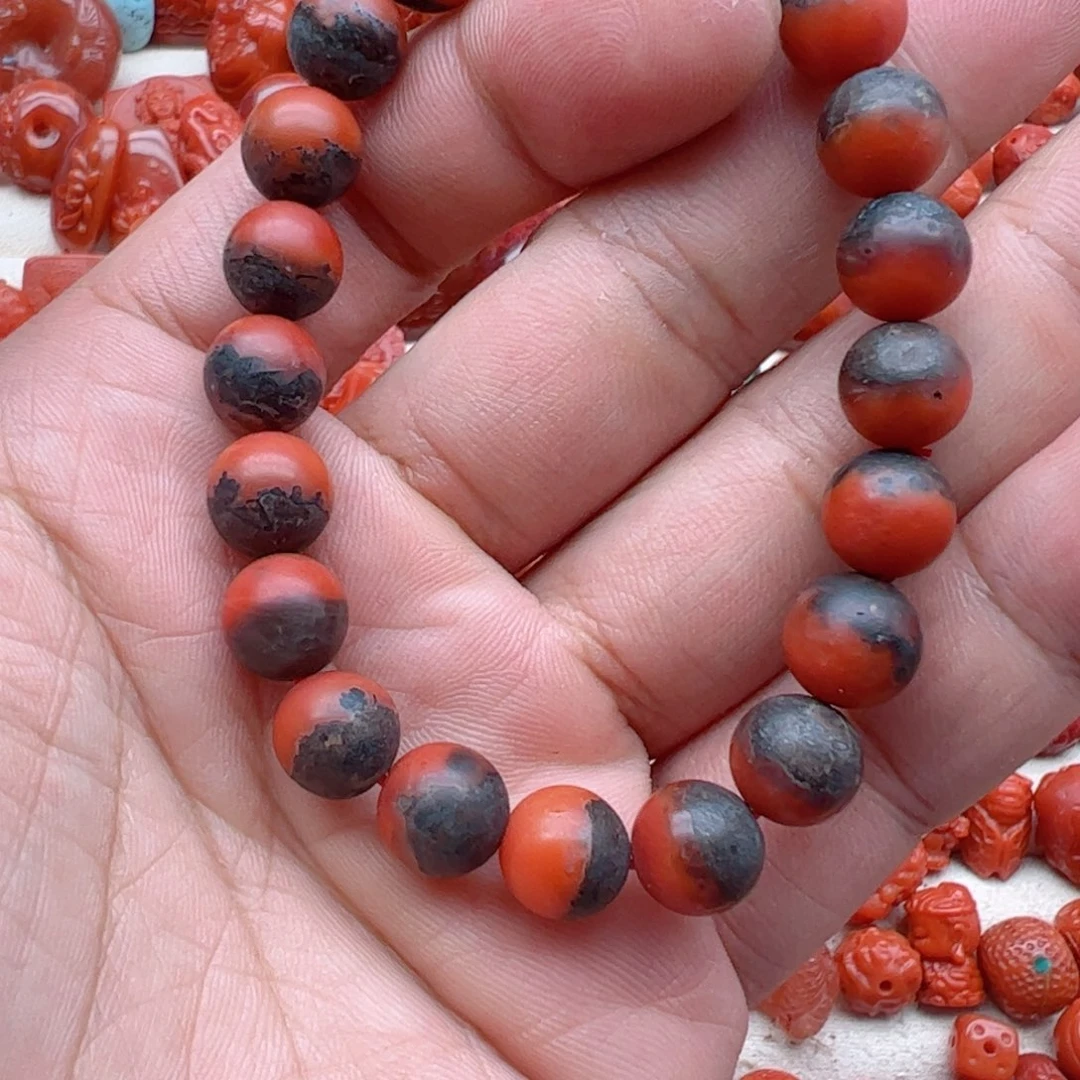 南红玛瑙配饰未镶嵌