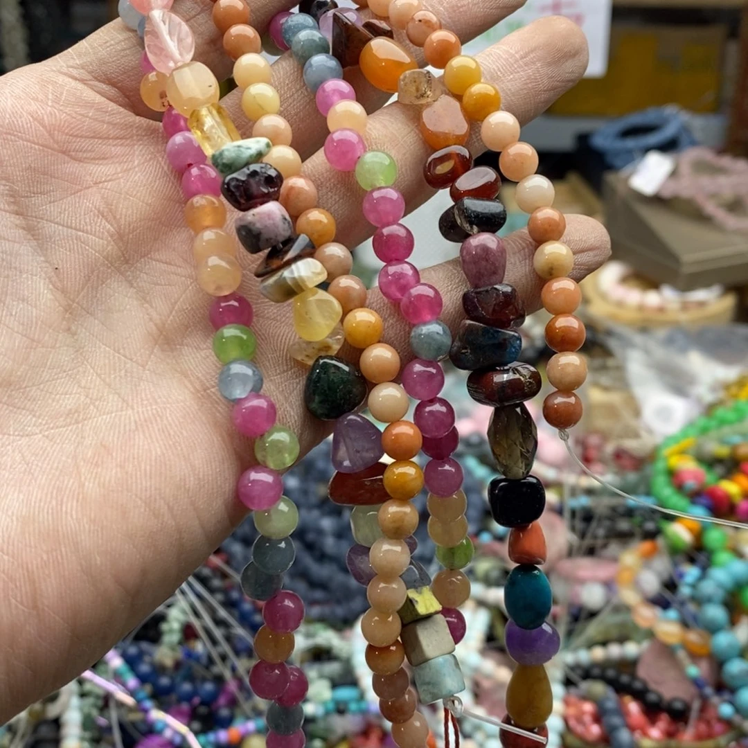 玛瑙/玉髓未镶嵌珠宝半成品三条L521