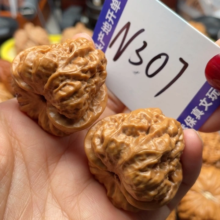 桃核把件蛙蛙37尺