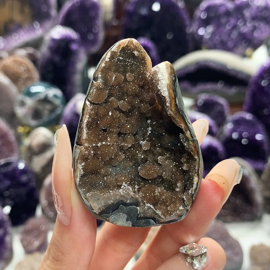 未镶嵌摆件紫晶水晶