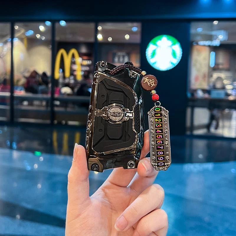 凯迪拉克ct5钥匙套25新款xt5高级感xt4汽车xts壳ct6男xt6扣ct4包