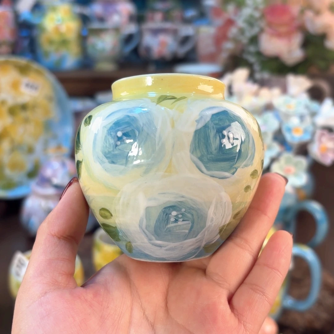 景德镇手绘高温釉下彩陶瓷茶具