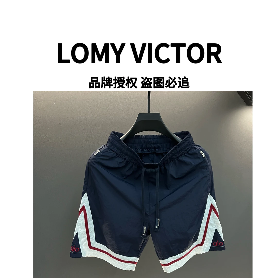 LOMY VICTOR夏季顶奢原单男女同款潮流短裤NZN1929