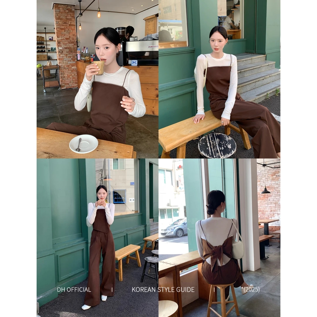 清DH OFFICIAL 大花【可露丽女孩suit】琥珀流光风上衣阔腿裤套装