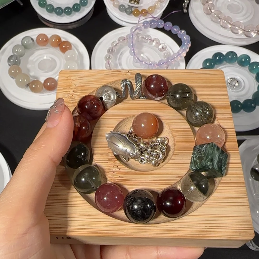 水晶直播间水晶DIY银S925镶嵌雪****?