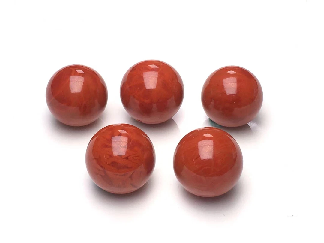 瓦西南红满肉牛血火焰红手工单珠 尺寸13~18mm多样性发货其中一件