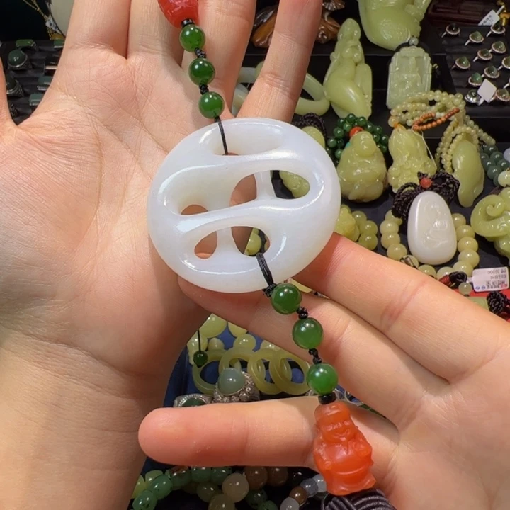 和田玉（白玉）颈饰未镶嵌