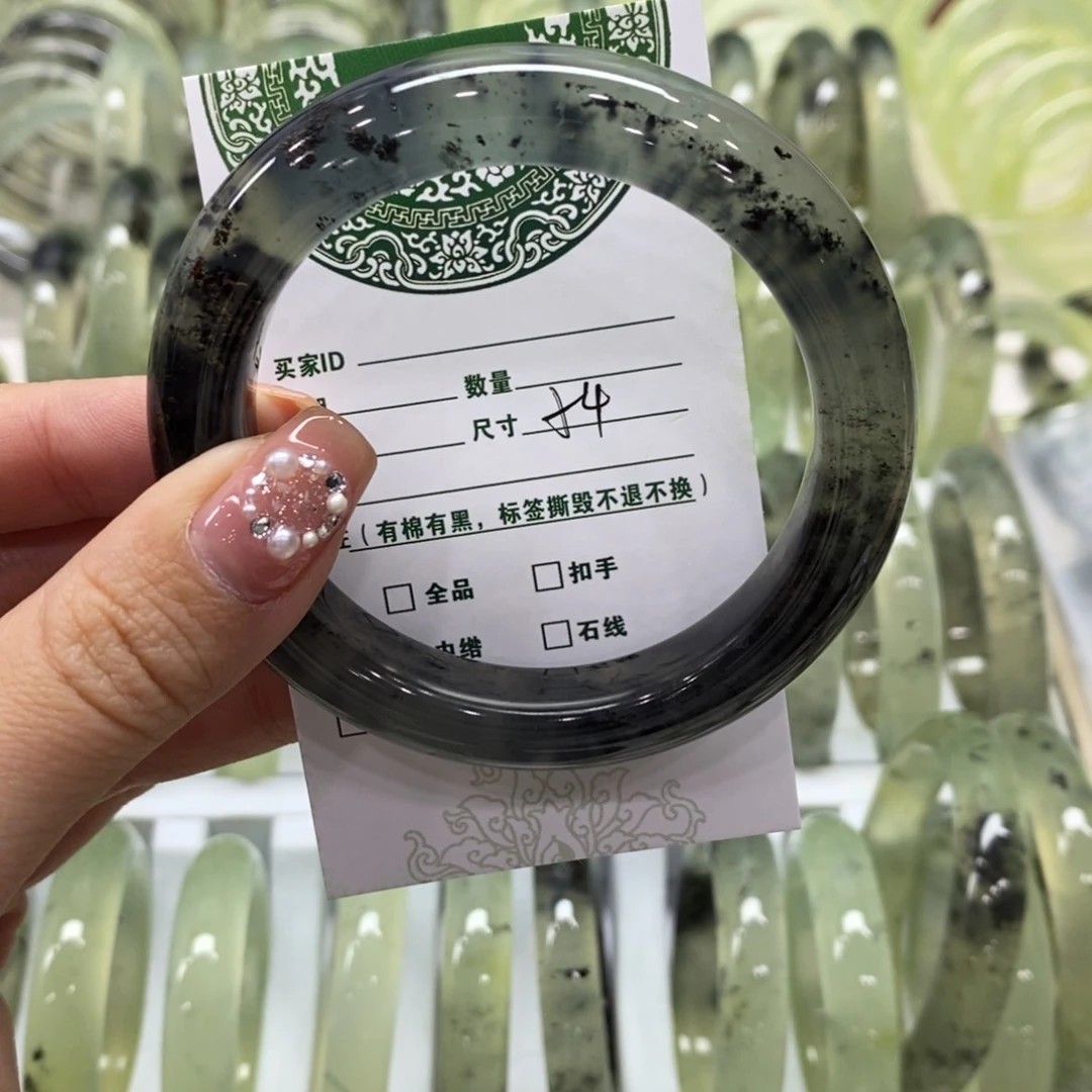 蛇纹石玉银S925镶嵌戒指