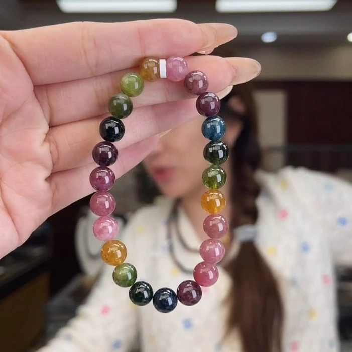 01580324碧玺/未镶嵌8mm+碧玺单圈多样性发货24