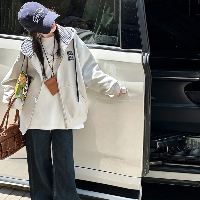女童秋季保暖外套宽松百搭儿童棒球服学生休闲上衣韩版春秋中大童