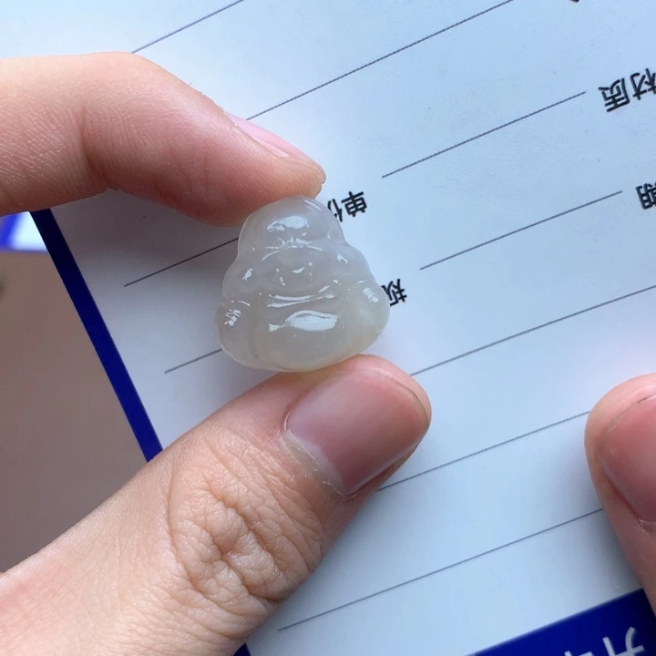 和田玉珠宝半成品未镶嵌暮*