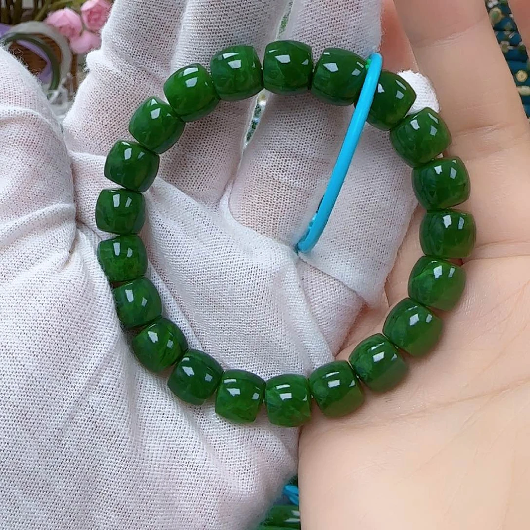 手串未镶嵌和田玉（碧玉）