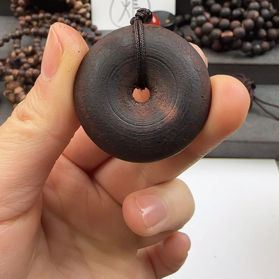 降真香手串/手链软油平安扣3cm