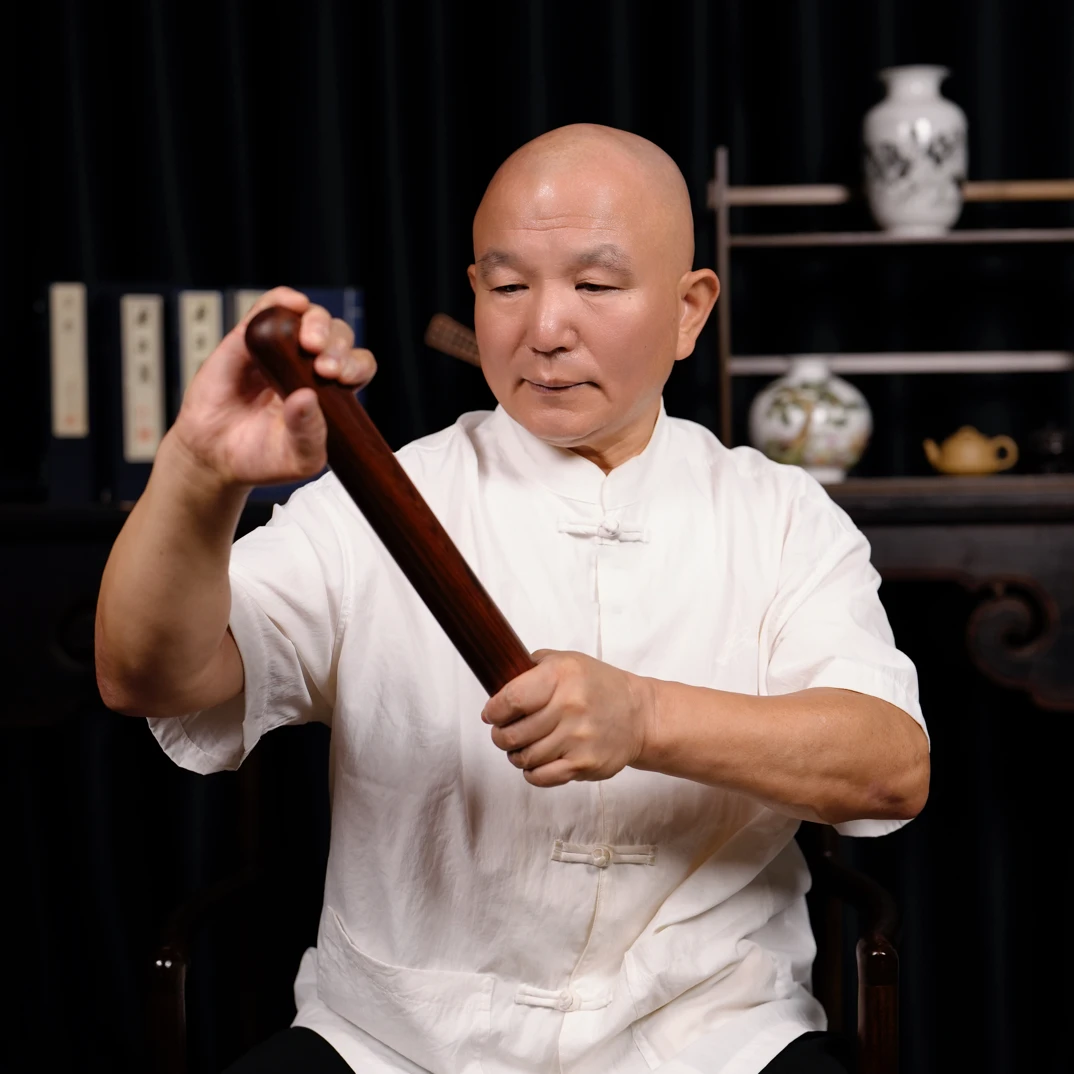 [张老师]推荐 实木千斤把太极尺锻炼身体指力腕力养生棒沉水级木