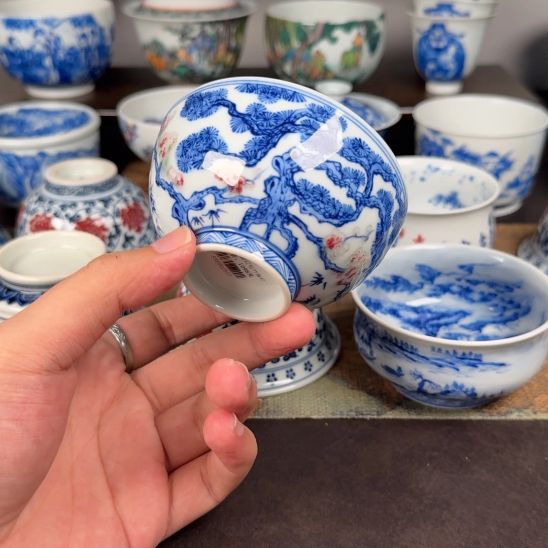 现代手工手绘茶器微瑕福利