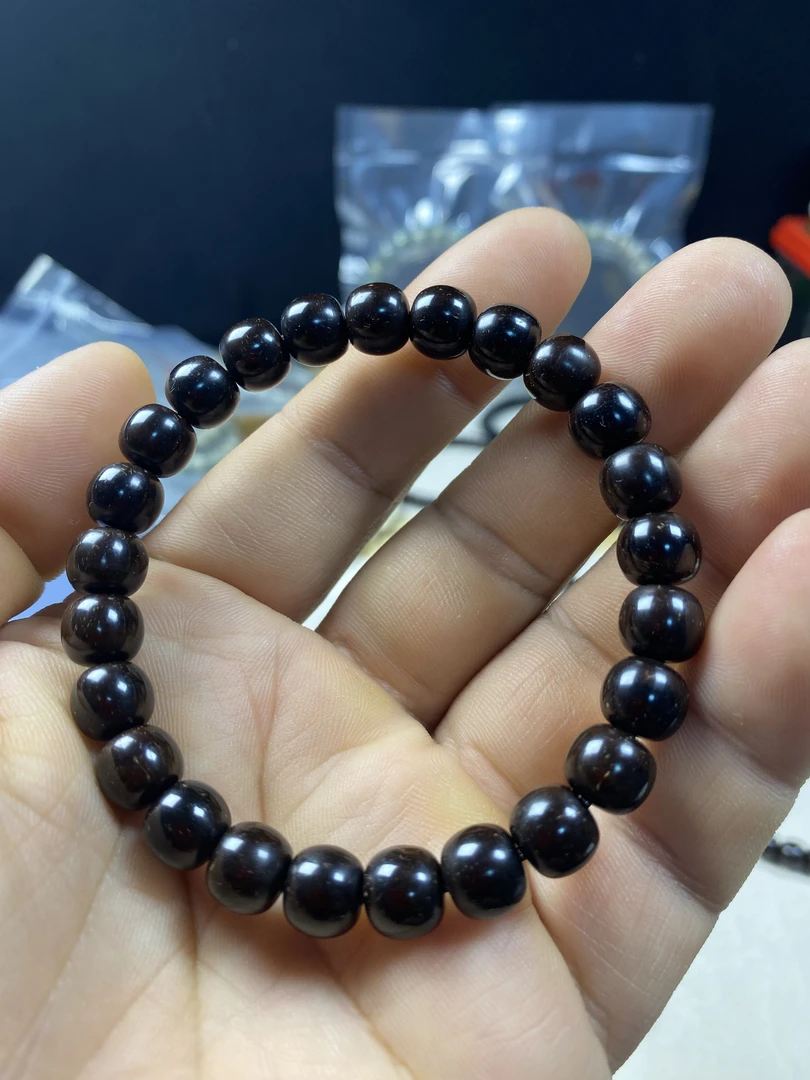 印尼原生态老型椰蒂手串9*8