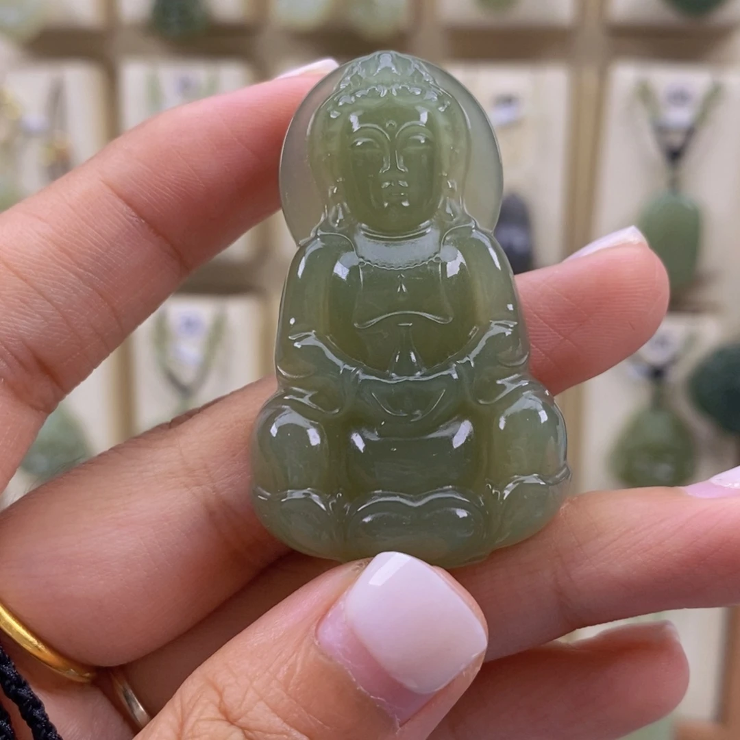 门***主颈饰未镶嵌和田玉