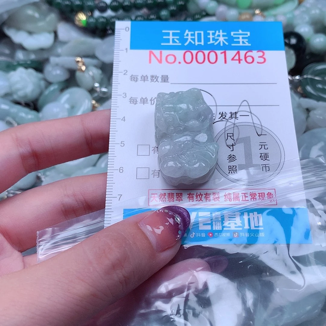翡翠未镶嵌颈饰1463