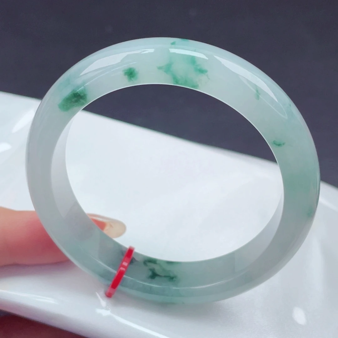 翡翠未镶嵌手镯54圈口推荐