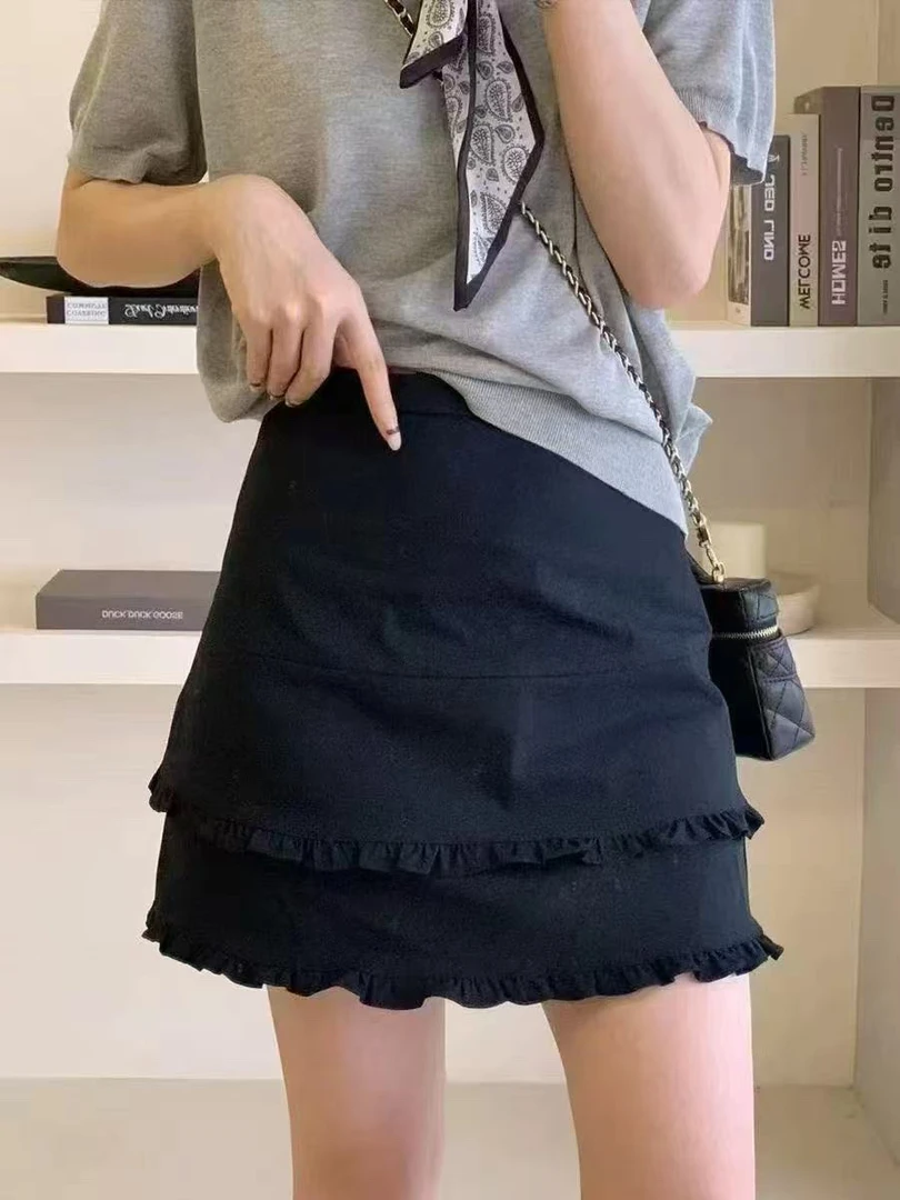 25103洋气半身蛋糕裙