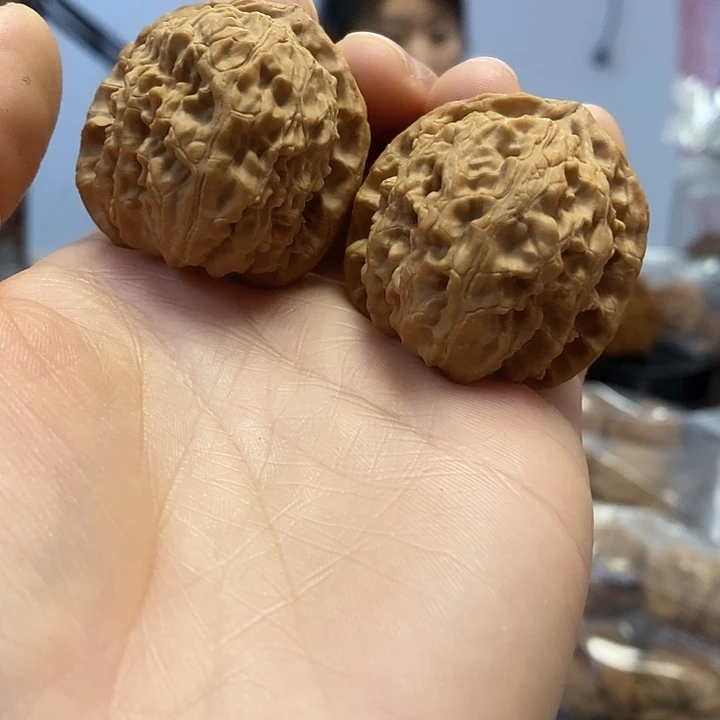 把件文玩核桃36白狮子