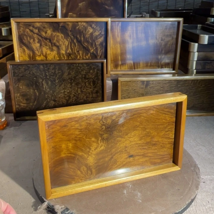 金丝楠感**心金丝楠木文盘