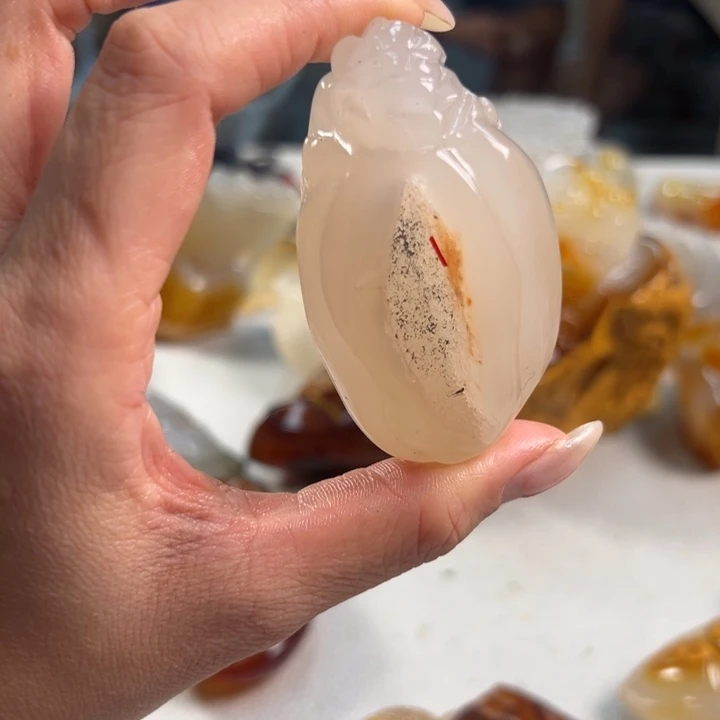 玛瑙/玉髓吊坠(不含链)未镶嵌