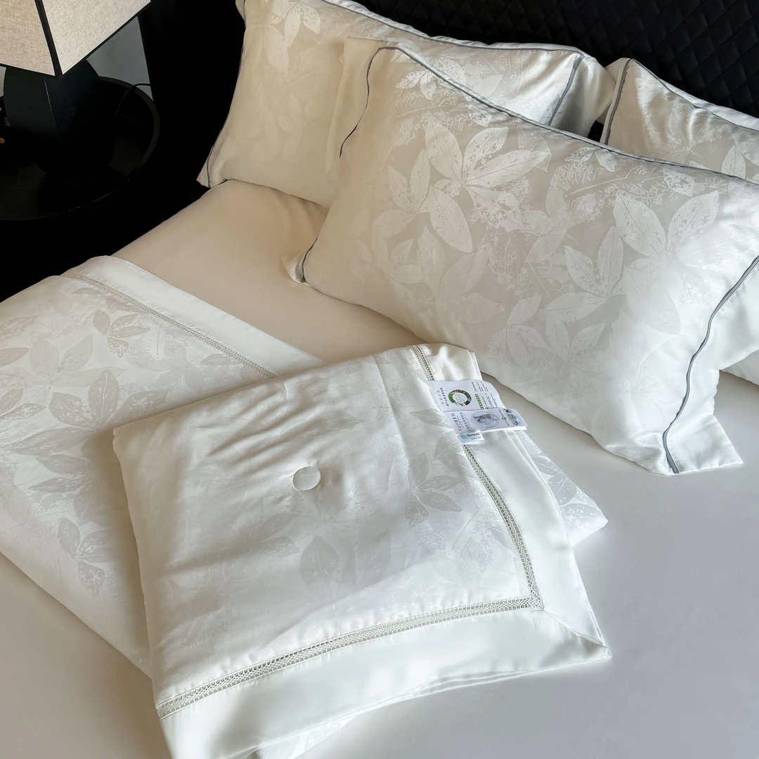 奥地利LF100S兰精天丝提花镂空夏被轻奢高质感凉感丝滑舒适机洗