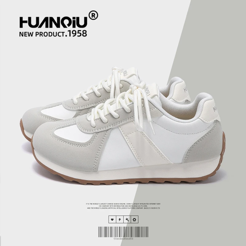 环球复古百搭德训鞋女2025新款秋季透气女鞋港风时尚运动老爹鞋女