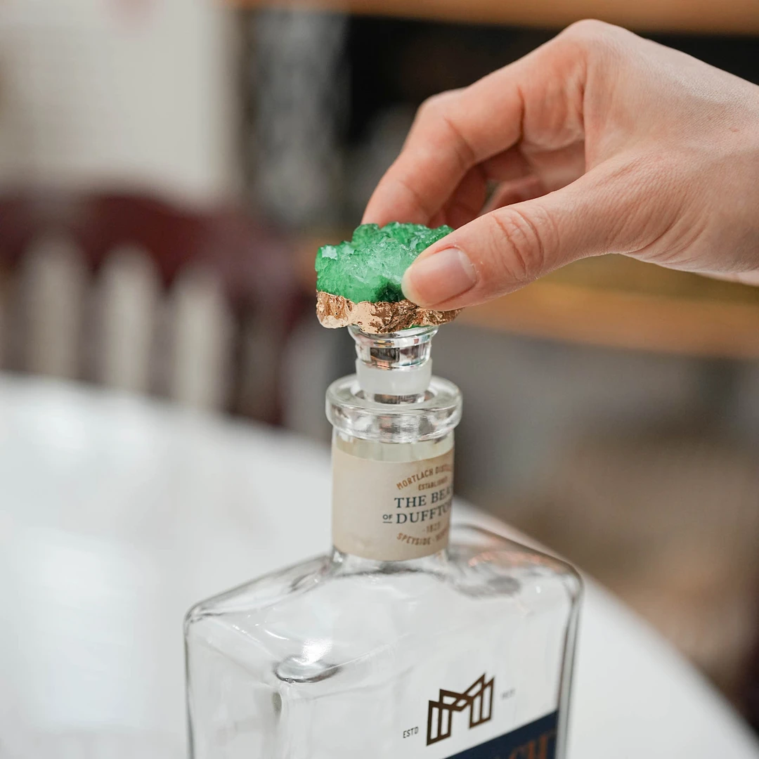 【奇居巍】轻奢绿色水晶红酒塞 家用高档葡萄酒瓶塞子密封塞