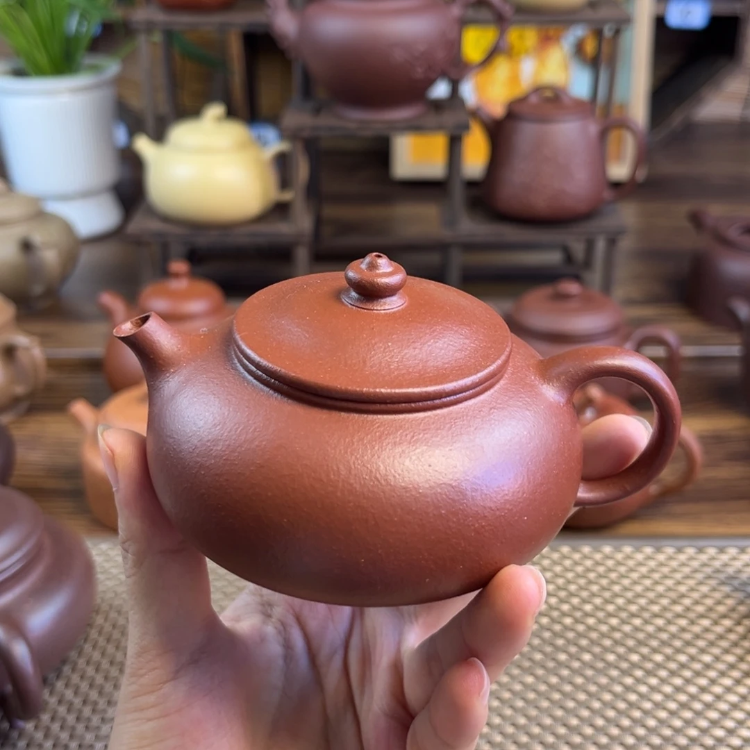 茶壶紫砂手工制作工艺精湛160c