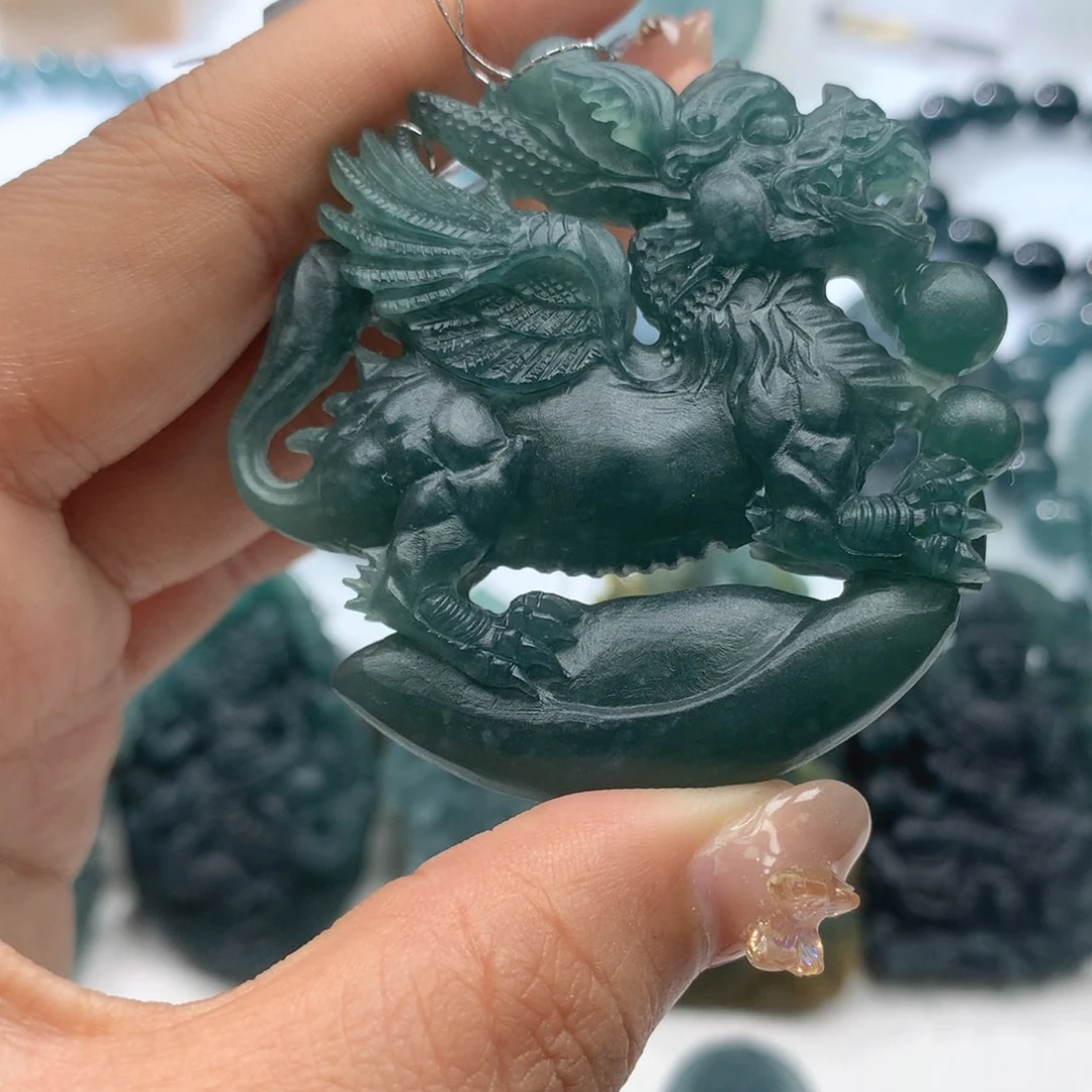 未镶嵌定制翡翠毛货不退不换