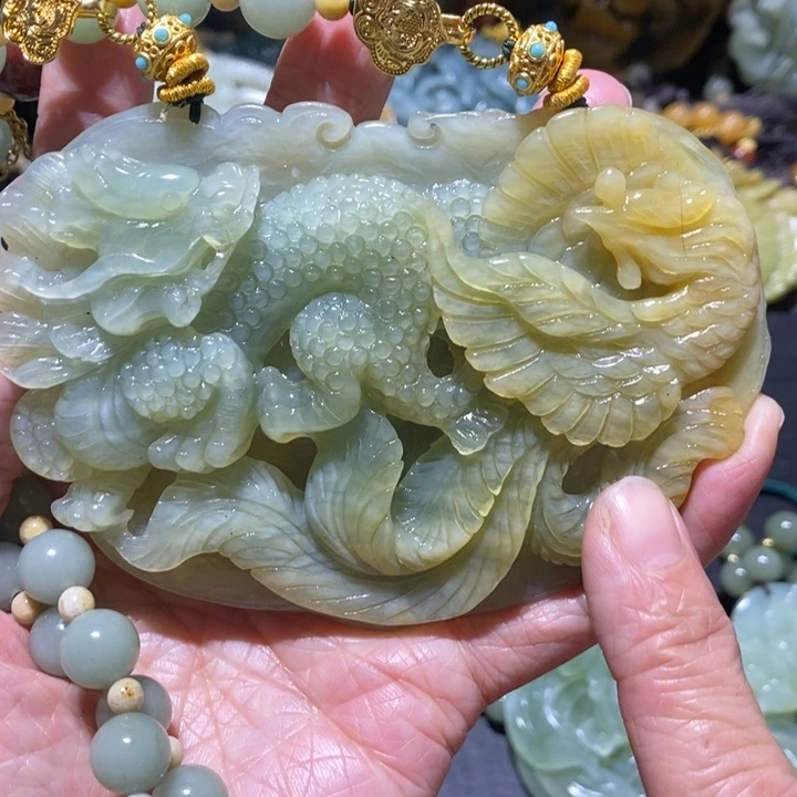 岫玉岫玉吊坠未镶嵌