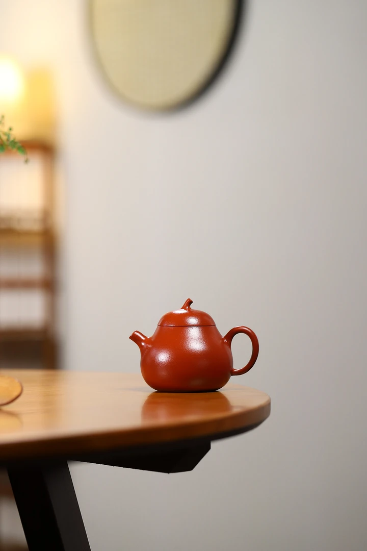 茄段 赵庄朱泥 160cc 宜兴紫砂壶手工茶具功夫泡茶叶茶壶套装茶具