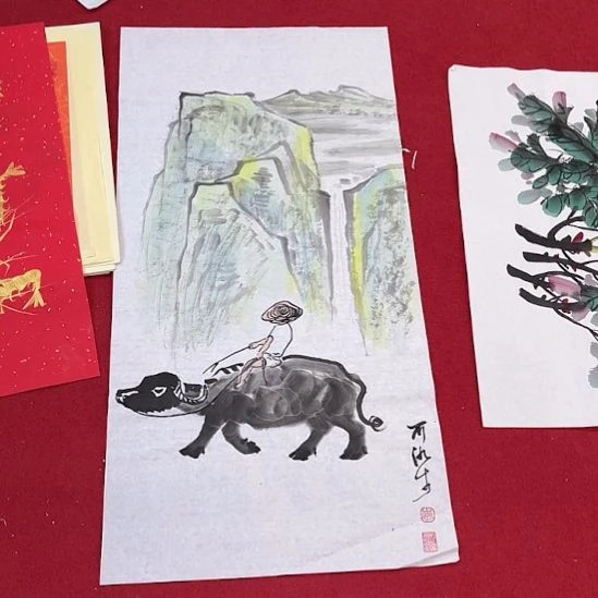 国画一二三一二三