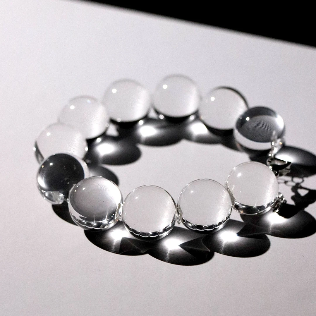 超双A巴西净体老矿白水晶泡泡珠手串G0307-尺寸可选-多样性发一