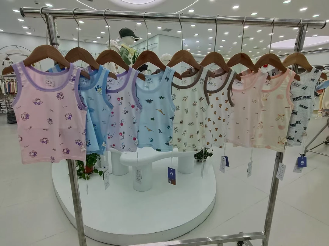 卡通背心秋冬打底上衣舒适莱卡棉内穿