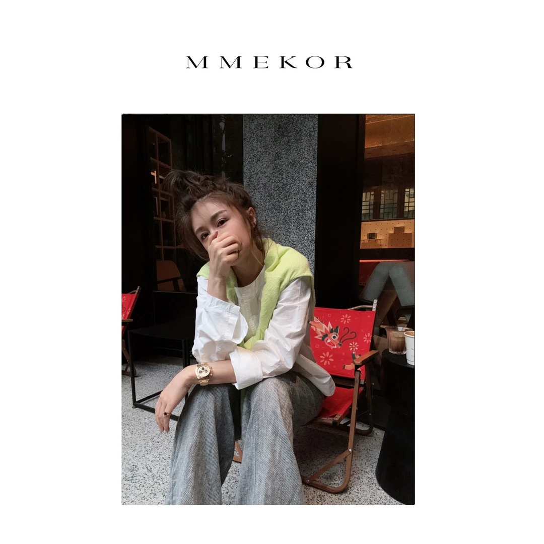 MMEKOR “长期主义”衬衫 2025新款高智淡人风极简上衣 89721