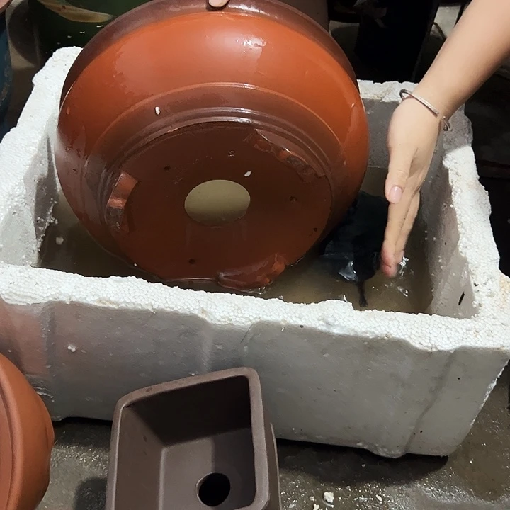 宜兴紫砂花盆仿古鱼缸大